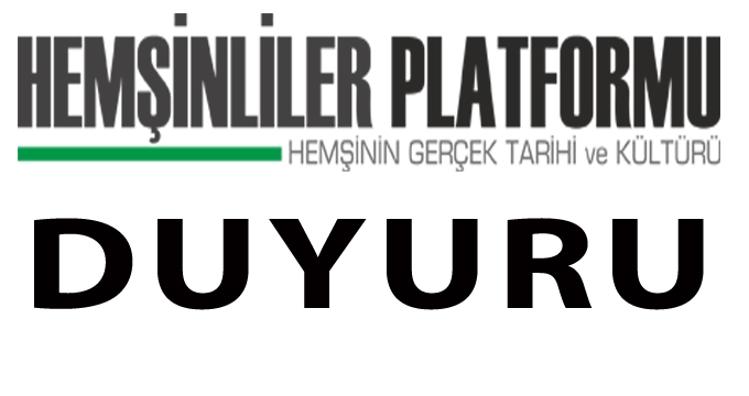 HEMŞİNLİLER DUYURU PLATFORMU